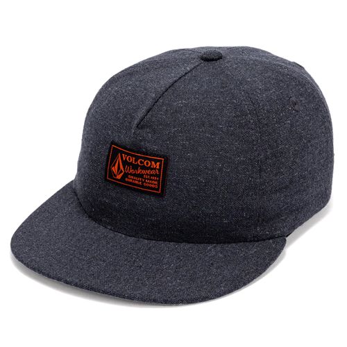 Bone Masculino Volcom Workwear Cinza Chumbo-VLAC010170- -1-